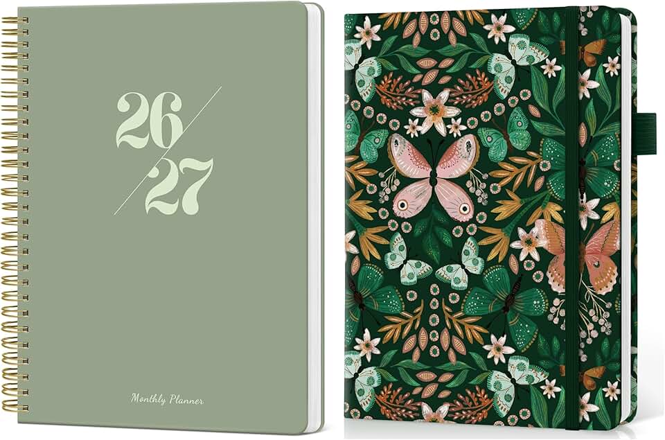 Hardcover Executive Notebook and Monthly Planner