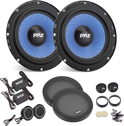 Two-Way 6.5" Component Speaker System, 360W