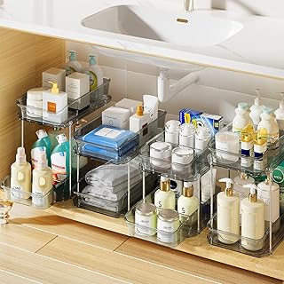 Two-Tier Under Sink and Pantry Organizer Set