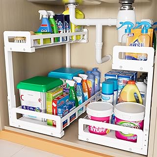 Two-Pack Under Sink Storage Racks