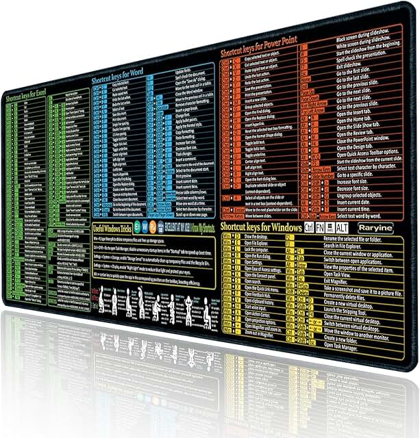 Large waterproof non-slip gaming and office desk mat