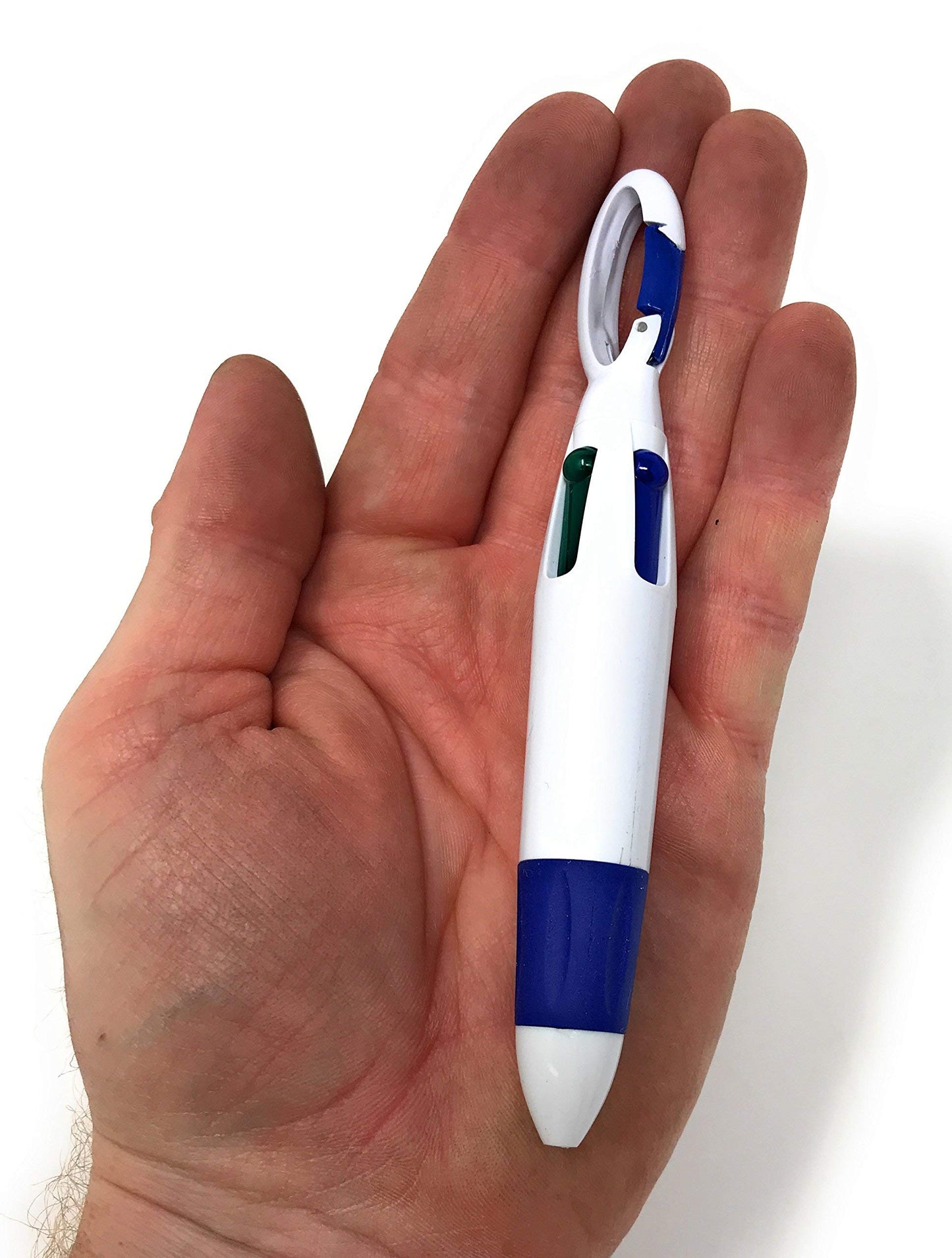 20 Multi-Color Ink Shuttle Pen Set with Carabiner
