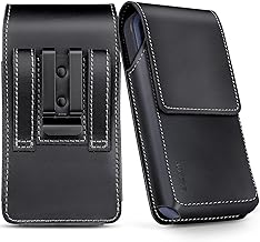 Leather Phone Holster with Belt Clip for iPhone and Galaxy