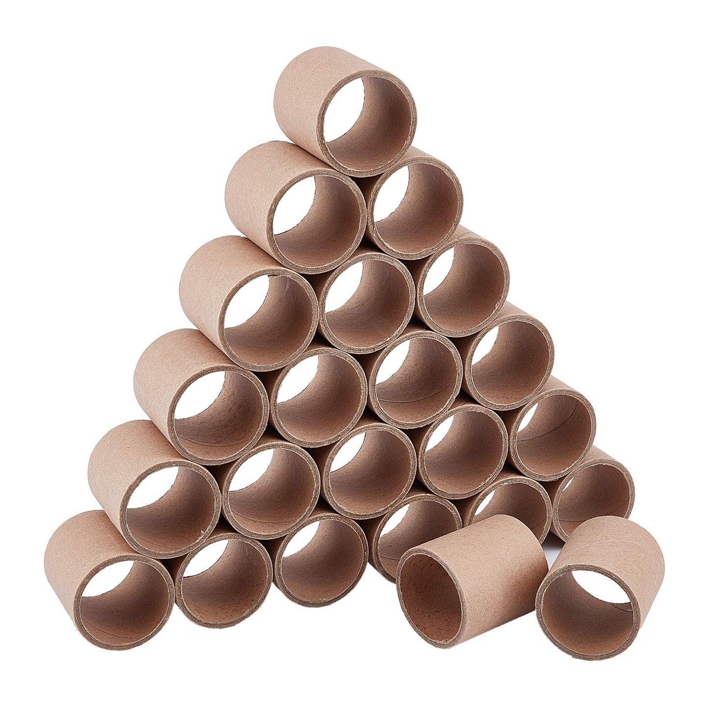 30 Pack Brown Cardboard Tubes 4x1.8 Inches
