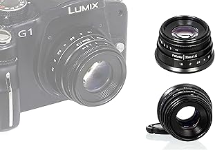 Manual 35mm f1.6 lens for Micro Four Thirds cameras