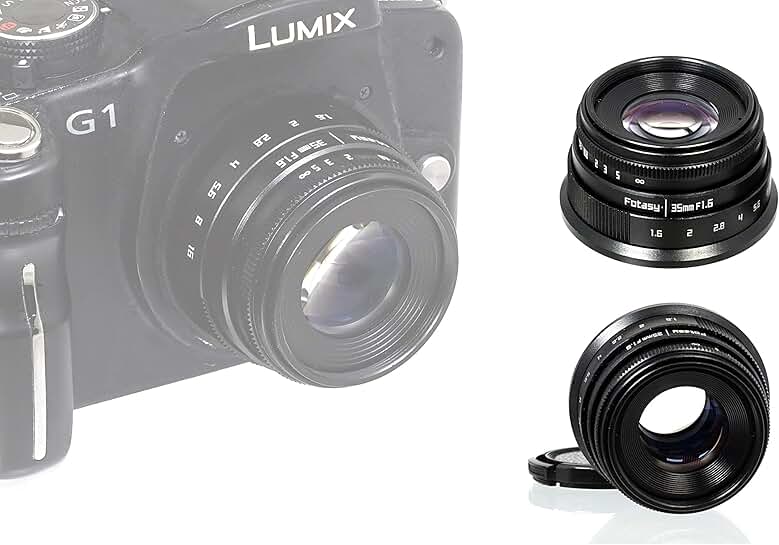 Manual 35mm f1.6 lens for Micro Four Thirds cameras