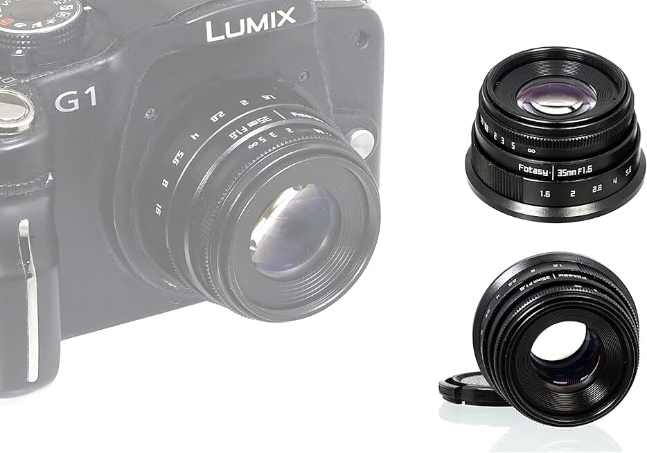 Manual 35mm f1.6 lens for Micro Four Thirds cameras