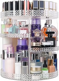 Large 360° Rotating Makeup and Perfume Organizer