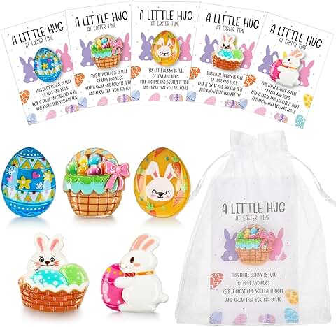 40 Sets of Easter Pocket Hug Gifts with Cards and Bags