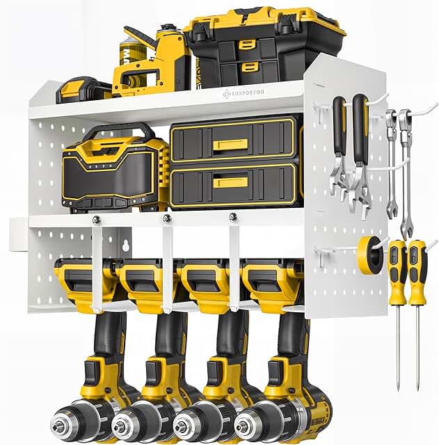 Heavy Duty 3-Layer Power Tool Wall Organizer