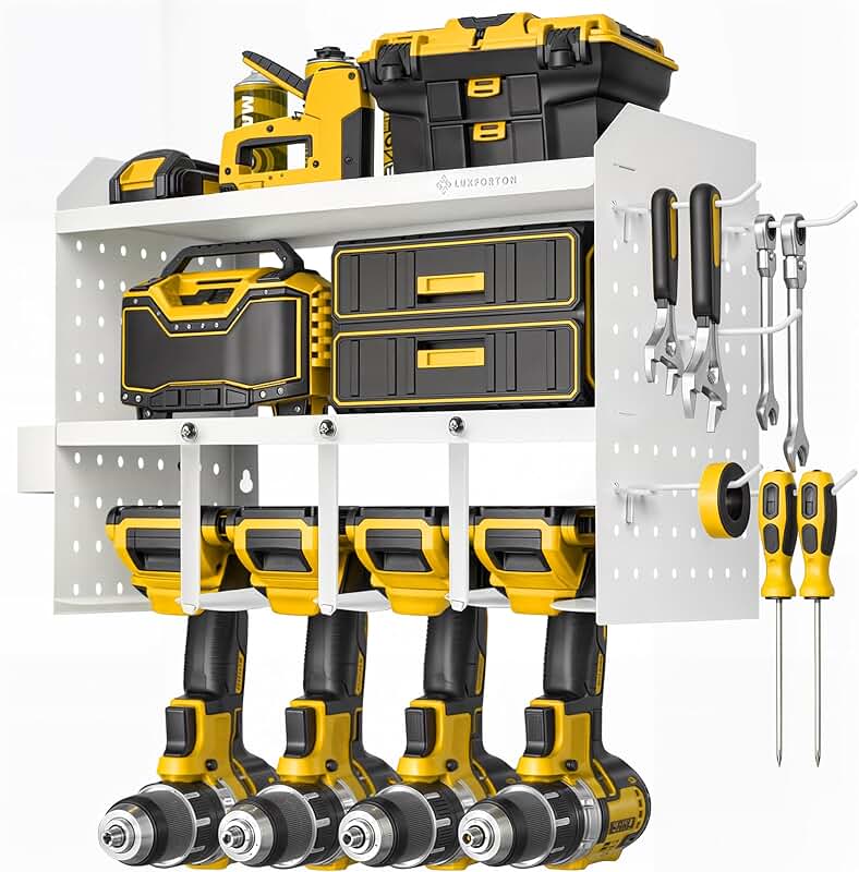 Heavy Duty 3-Layer Power Tool Wall Organizer