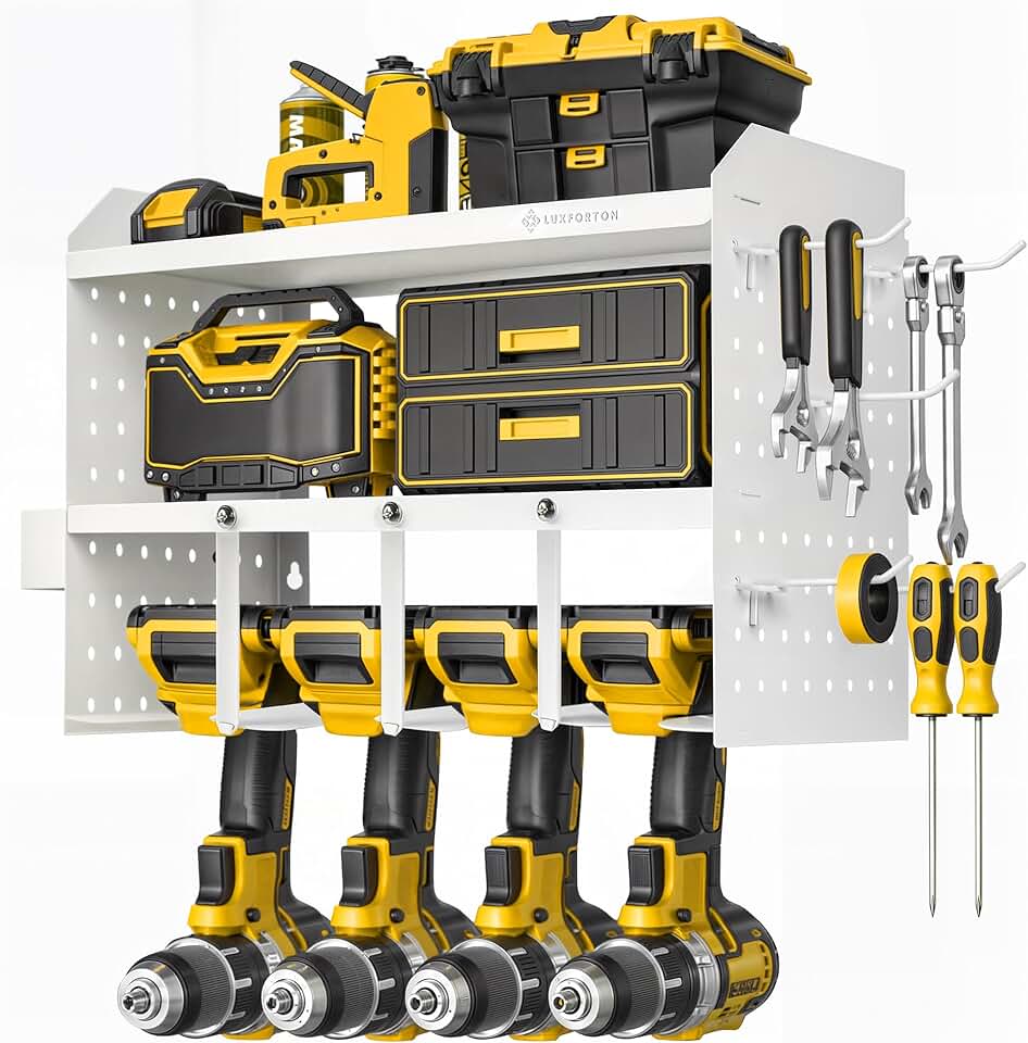 Heavy Duty 3-Layer Power Tool Wall Organizer