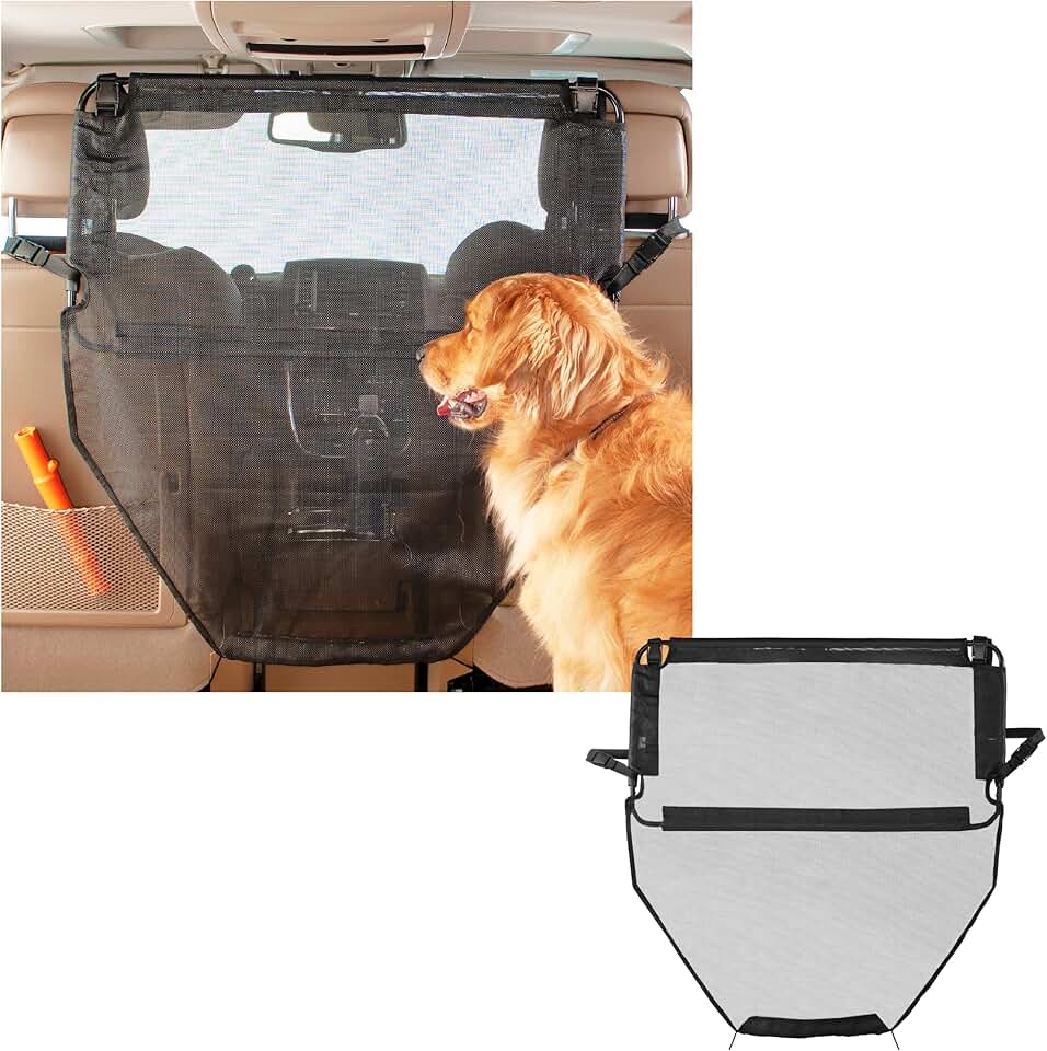 Back Seat Dog Barrier for Cars and SUVs