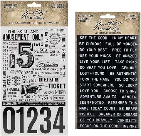 Eccentric Remnant Rubs and Label Stickers Bundle