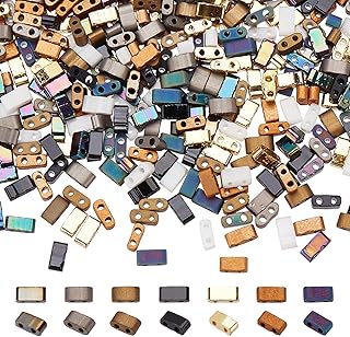 800 Pcs 8 Style Glass Seed Beads for Jewelry Making