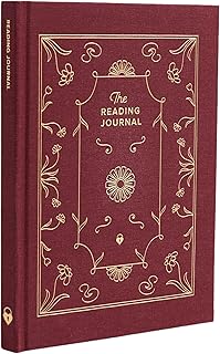 Reading Journal for Book Lovers in Burgundy