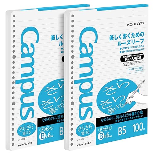 Loose Leaf Paper for Binders, 36 Lines, 100 Sheets