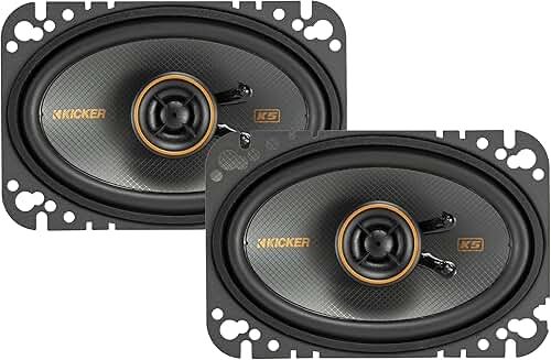 Pair of 4x6 Coaxial Speakers with Tweeters