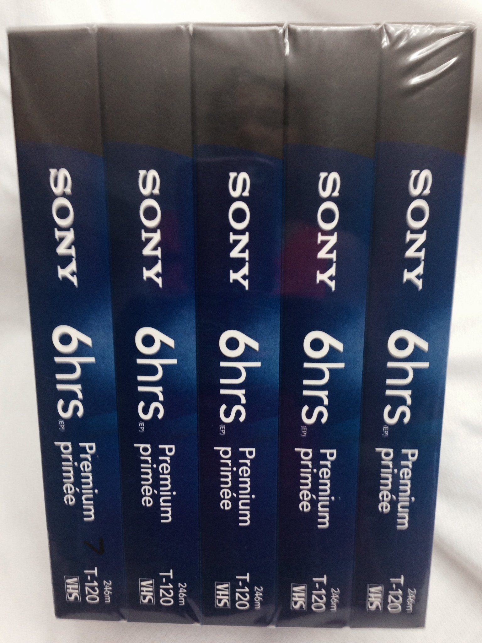 T120VR 5-Pack 120- Minute VHS Tapes