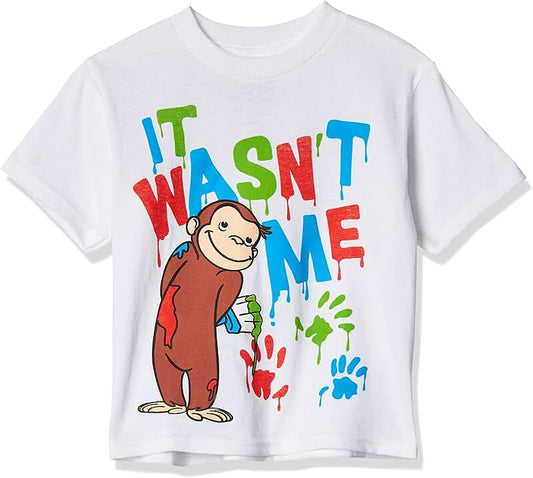 Baby boys short sleeve white T-shirt, size 3T