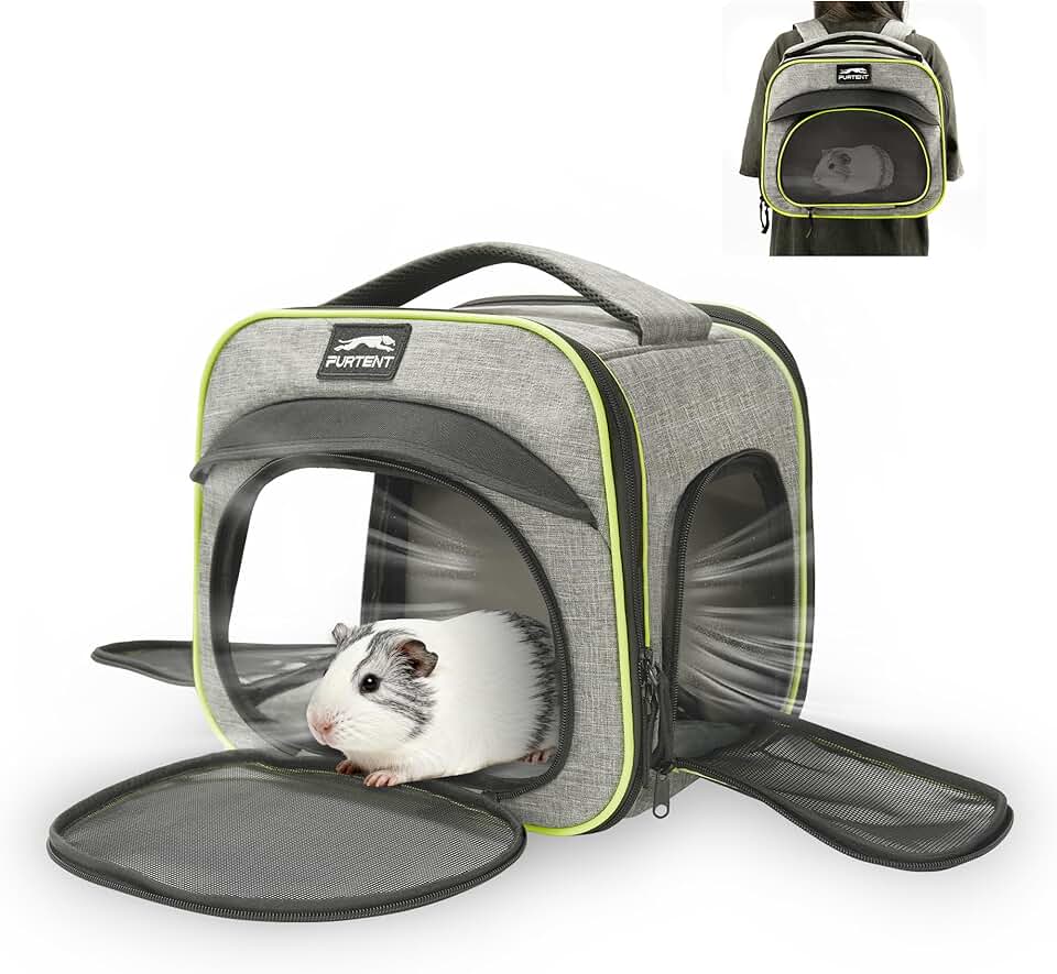 Breathable Collapsible Guinea Pig and Small Pet Bag