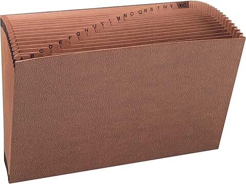 Alphabetic Legal Size Expanding File with 21 Pockets