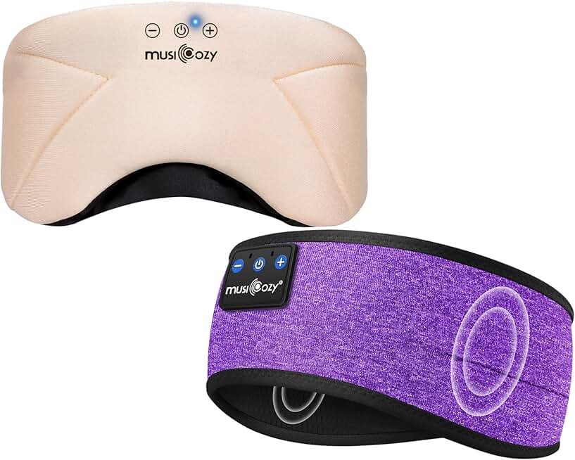 Wireless Sleep Headphones with Eye Mask and 14H Playtime