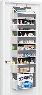 Heavy Duty 6-Shelf Over-the-Door Organizer for Bedroom Bathroom Nursery