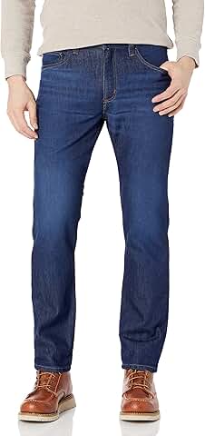 Men's Straight Fit Low Rise 5-Pocket Jeans