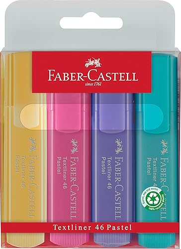 Pastel Color Highlighter Pen Set of 4