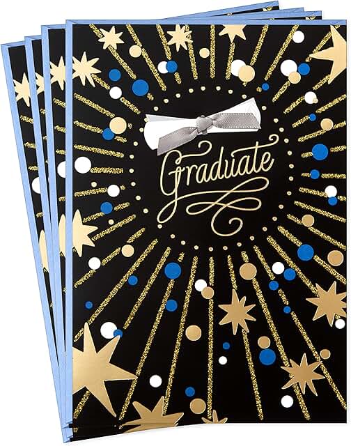 Graduation Cards with Envelopes, Set of 4