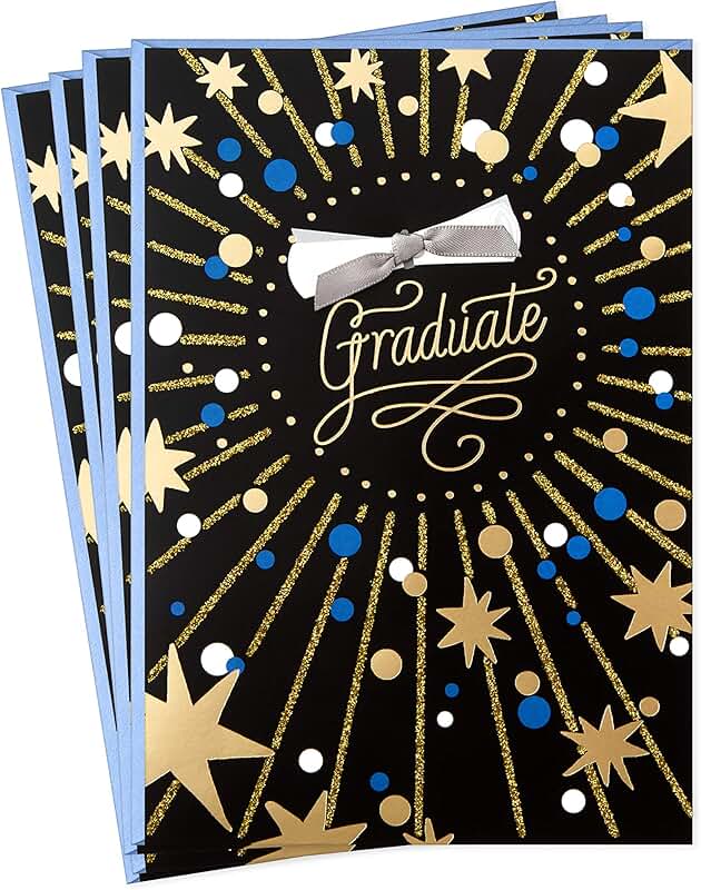 Graduation Cards with Envelopes, Set of 4