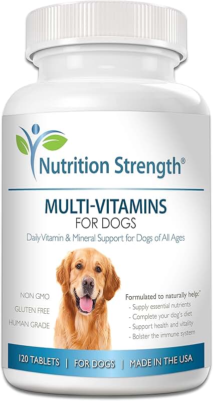 Multivitamins for Dogs, Daily Support, 120 Chewables