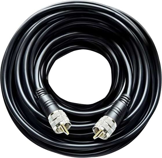 100 ft RG8x Coaxial Cable for RF Systems
