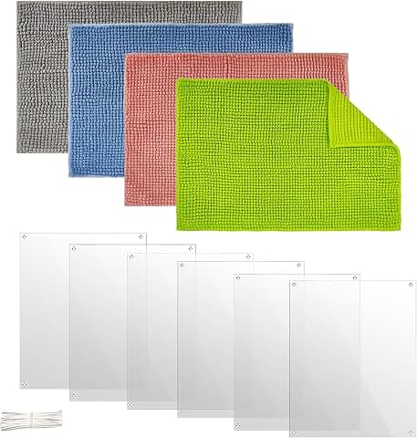 4 Pack Washable Cage Liners for Small Pets