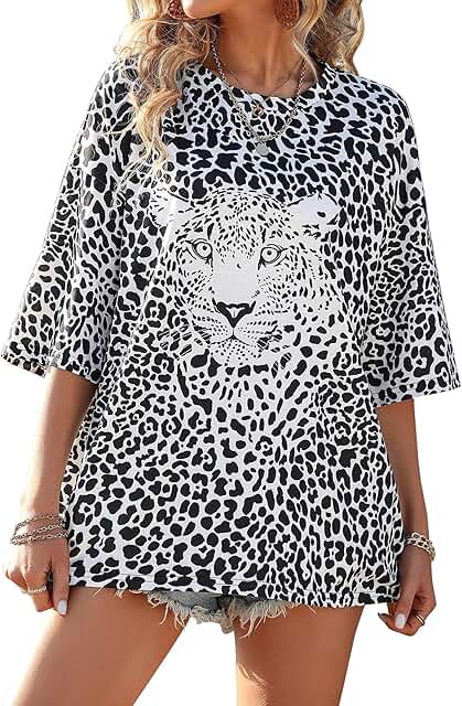 Women's Loose Round Neck Casual Summer T-Shirt