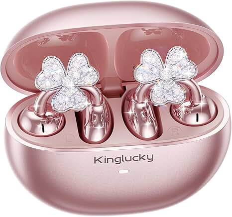 Jewelry-Inspired Clip-On Earbuds with Shamrock Design