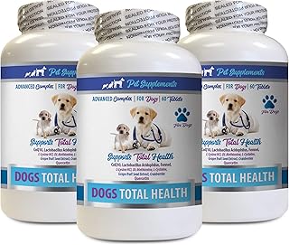 Dog Dental and Overall Health Chews, 3 Bottles
