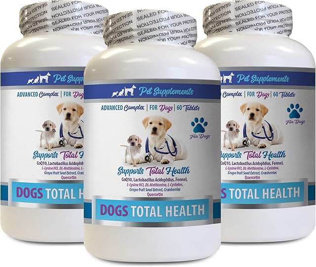 Dog Oral Care and Health Support, 3 Bottles