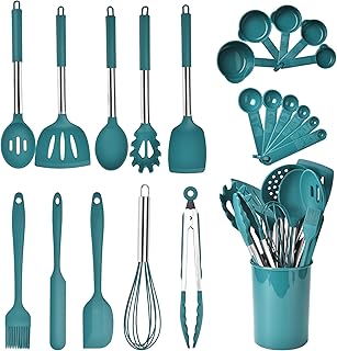 24-Piece Heat-Resistant Silicone Cooking Utensil Set