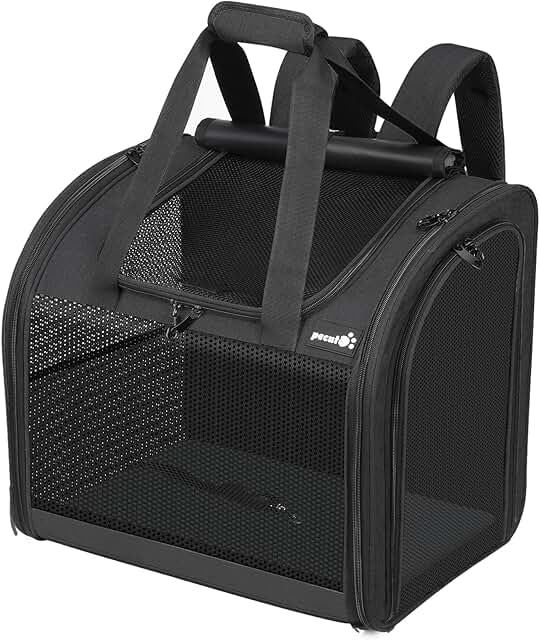 Widened Cat and Dog Backpack with Breathable Mesh