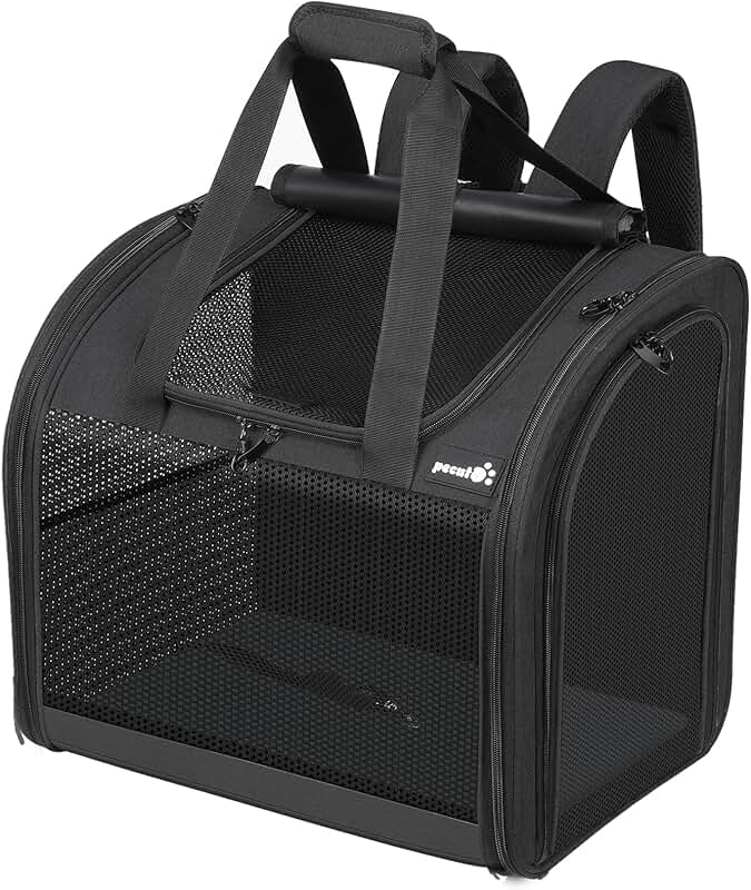 Widened Cat and Dog Backpack with Breathable Mesh