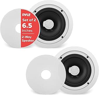Pair of 6.5-inch in-wall/in-ceiling midbass speakers