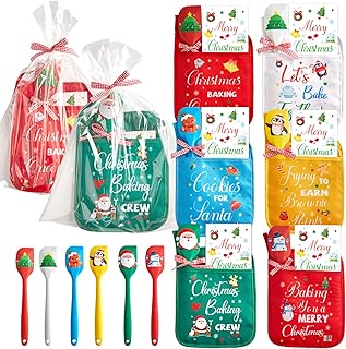 25 Christmas Pot Holders with Spatula and Gift Bags