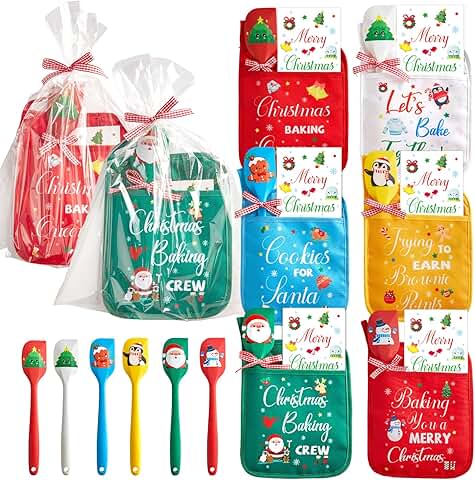 25 Christmas Pot Holders with Spatula and Gift Bags
