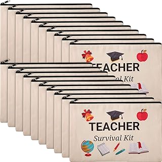 20 Teacher Appreciation Cosmetic and Pencil Bags