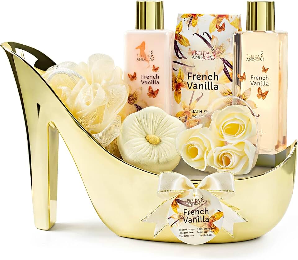 Elegant 9-Piece Bath Set with Shower Gel and More