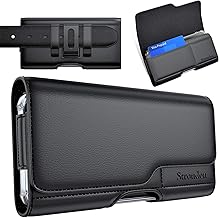 Leather Belt Case for iPhone 16 Plus and Older Models