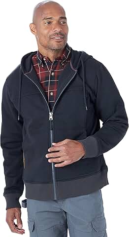 Men's Durable Full Zip Work Hoodie