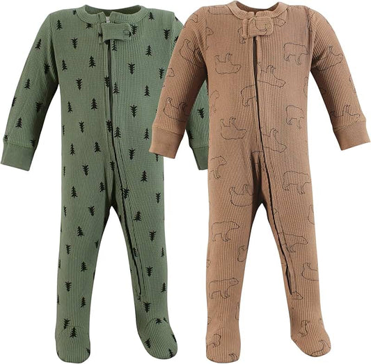 Unisex Baby Thermal Sleep and Play 2 Pack